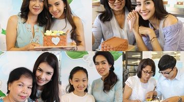 แจ๋ว ต้อนรับวันแม่ แท็กทีม 10 คู่แม่ลูก แต่งหน้าเค้ก ทำกิจกรรมแจ๋วบอกรักแม่